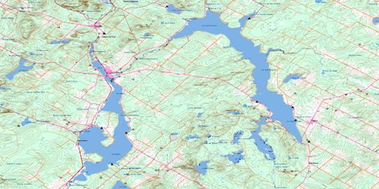 Disraeli Topo Map 021E14 at 1:50,000 scale - National Topographic System of Canada (NTS) - Toporama map