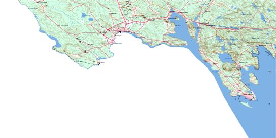 St Stephen Topo Map 021G03 at 1:50,000 scale - National Topographic System of Canada (NTS) - Toporama map