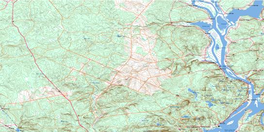 Hampstead Topo Map 021G09 at 1:50,000 scale - National Topographic System of Canada (NTS) - Toporama map