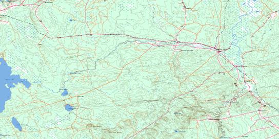 Fredericton Junction Topo Map 021G10 at 1:50,000 scale - National Topographic System of Canada (NTS) - Toporama map