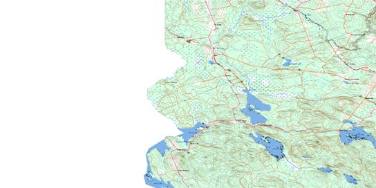 Fosterville Topographic map 021G13 at 1:50,000 Scale