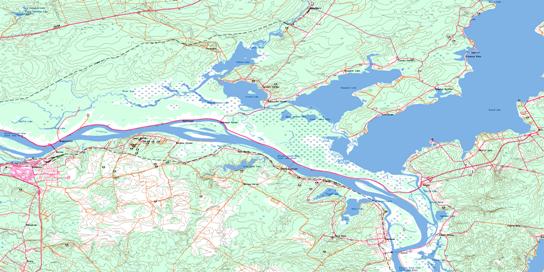 Grand Lake Topographic map 021G16 at 1:50,000 Scale