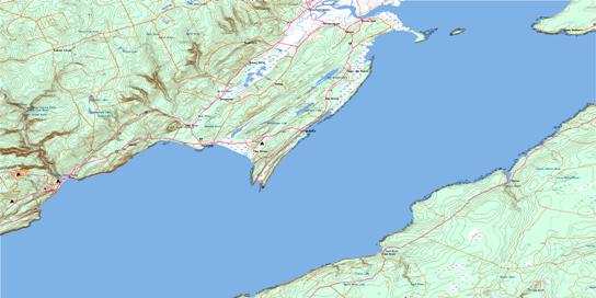 Alma Topo Map 021H10 at 1:50,000 scale - National Topographic System of Canada (NTS) - Toporama map