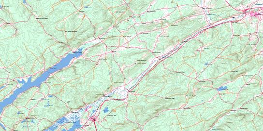Sussex Topographic map 021H12 at 1:50,000 Scale