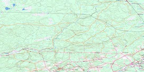Salisbury Topographic map 021I03 at 1:50,000 Scale