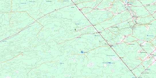 Harcourt Topo Map 021I06 at 1:50,000 scale - National Topographic System of Canada (NTS) - Toporama map