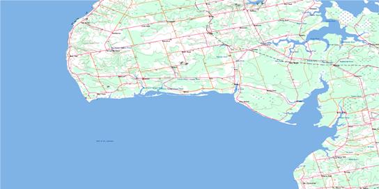 O'Leary Topo Map 021I09 at 1:50,000 scale - National Topographic System of Canada (NTS) - Toporama map