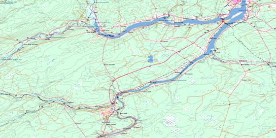 Newcastle Topographic map 021I13 at 1:50,000 Scale