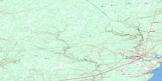 Minto Topographic map 021J01 at 1:50,000 Scale