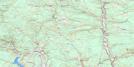 Burtts Corner Topographic map 021J02 at 1:50,000 Scale