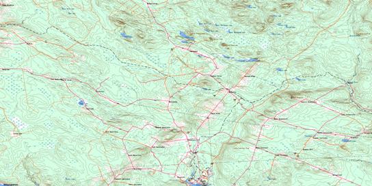 Millville Topo Map 021J03 at 1:50,000 scale - National Topographic System of Canada (NTS) - Toporama map