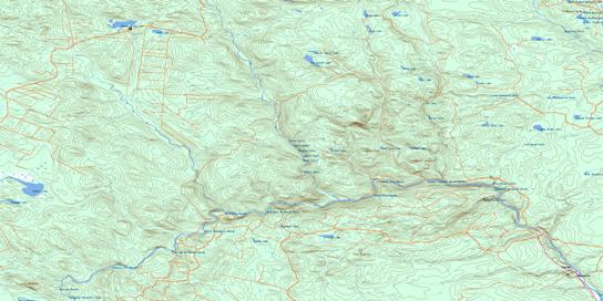 Hayesville Topographic map 021J10 at 1:50,000 Scale