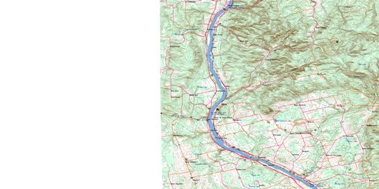 Perth-Andover Topo Map 021J12 at 1:50,000 scale - National Topographic System of Canada (NTS) - Toporama map