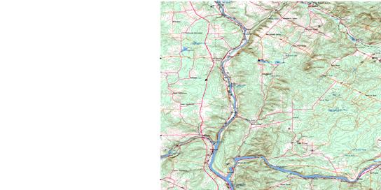 Aroostook Topographic map 021J13 at 1:50,000 Scale