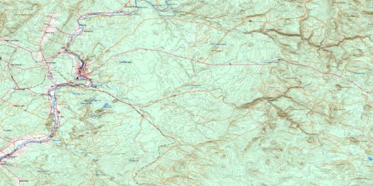 Plaster Rock Topographic map 021J14 at 1:50,000 Scale