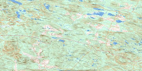 Tuadook Lake Topo Map 021J15 at 1:50,000 scale - National Topographic System of Canada (NTS) - Toporama map
