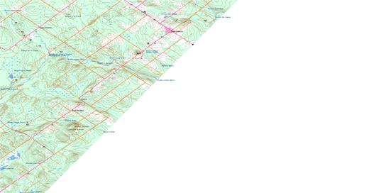 Saint-Pamphile Topographic map 021K13 at 1:50,000 Scale