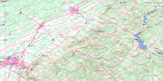Victoriaville Topo Map 021L04 at 1:50,000 scale - National Topographic System of Canada (NTS) - Toporama map
