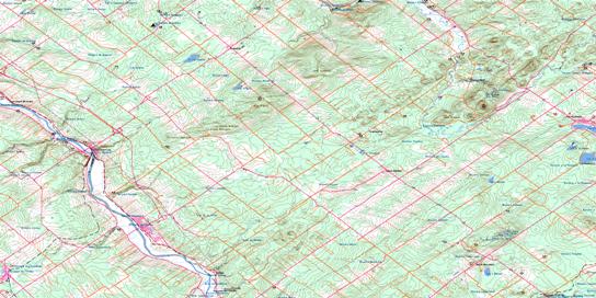 St-Joseph-De-Beauce Topo Map 021L07 at 1:50,000 scale - National Topographic System of Canada (NTS) - Toporama map
