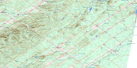 Saint-Magloire Topo Map 021L09 at 1:50,000 scale - National Topographic System of Canada (NTS) - Toporama map