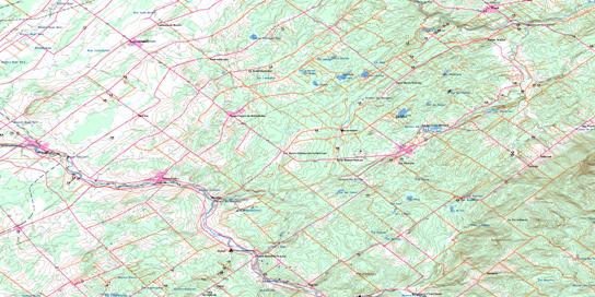 Saint-Malachie Topo Map 021L10 at 1:50,000 scale - National Topographic System of Canada (NTS) - Toporama map