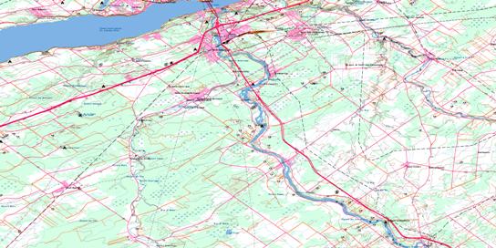 Charny Topographic map 021L11 at 1:50,000 Scale
