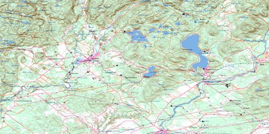 Saint-Raymond Topographic map 021L13 at 1:50,000 Scale