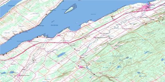 Saint-Raphael Topo Map 021L15 at 1:50,000 scale - National Topographic System of Canada (NTS) - Toporama map