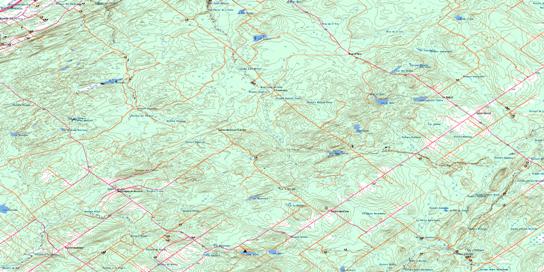 Notre-Dame-Du-Rosaire Topographic map 021L16 at 1:50,000 Scale
