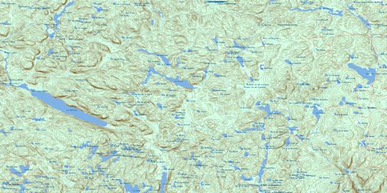 Lac Batiscan Topo Map 021M05 at 1:50,000 scale - National Topographic System of Canada (NTS) - Toporama map