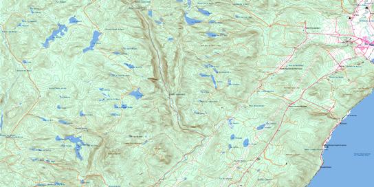 Maillard Topographic map 021M07 at 1:50,000 Scale
