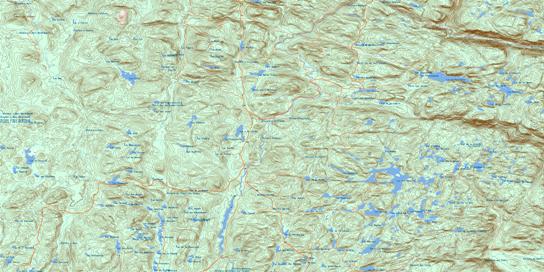 Lac Des Martres Topo Map 021M15 at 1:50,000 scale - National Topographic System of Canada (NTS) - Toporama map