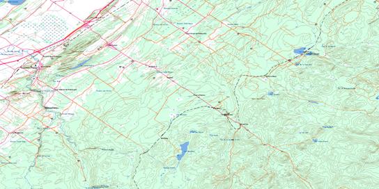 Saint-Pacome Topo Map 021N05 at 1:50,000 scale - National Topographic System of Canada (NTS) - Toporama map