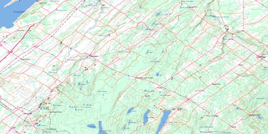 Saint-Modeste Topo Map 021N14 at 1:50,000 scale - National Topographic System of Canada (NTS) - Toporama map