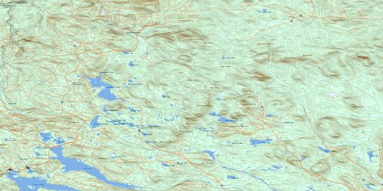 Serpentine Lake Topographic map 021O02 at 1:50,000 Scale