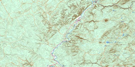 Riley Brook Topographic map 021O03 at 1:50,000 Scale