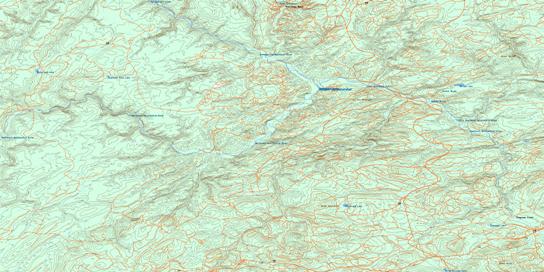 Upsalquitch Forks Topographic map 021O10 at 1:50,000 Scale
