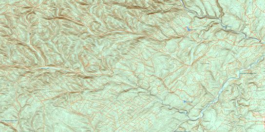 Gounamitz River Topographic map 021O12 at 1:50,000 Scale