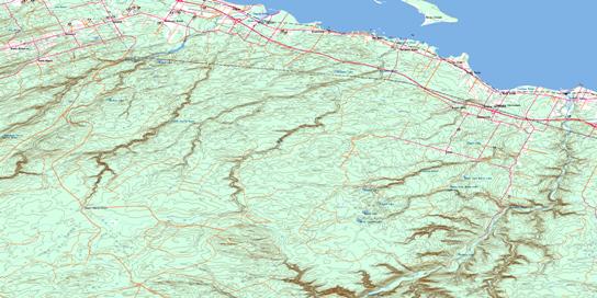 Charlo Topo Map 021O16 at 1:50,000 scale - National Topographic System of Canada (NTS) - Toporama map