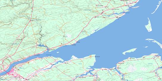 Chatham Topographic map 021P03 at 1:50,000 Scale