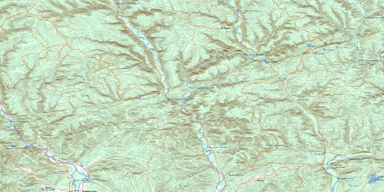 Lac Mckay Topo Map 022A05 at 1:50,000 scale - National Topographic System of Canada (NTS) - Toporama map