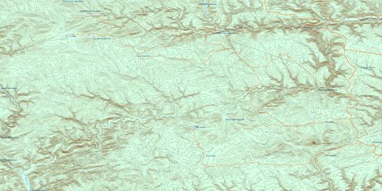 Mont Alexandre Topo Map 022A11 at 1:50,000 scale - National Topographic System of Canada (NTS) - Toporama map