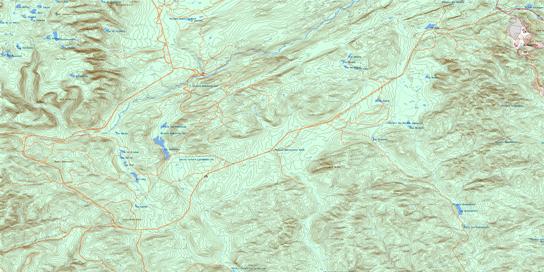 Lac Madeleine Topographic map 022A13 at 1:50,000 Scale