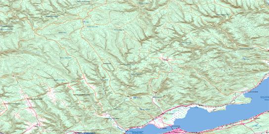 Oak-Bay Topo Map 022B02 at 1:50,000 scale - National Topographic System of Canada (NTS) - Toporama map