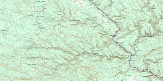 Milnikek Topo Map 022B03 at 1:50,000 scale - National Topographic System of Canada (NTS) - Toporama map