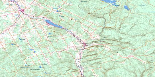 Causapscal Topo Map 022B06 at 1:50,000 scale - National Topographic System of Canada (NTS) - Toporama map