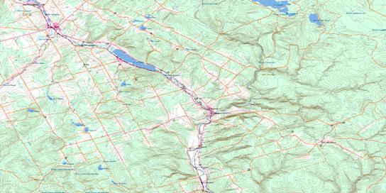 Causapscal Topographic map 022B06 at 1:50,000 Scale