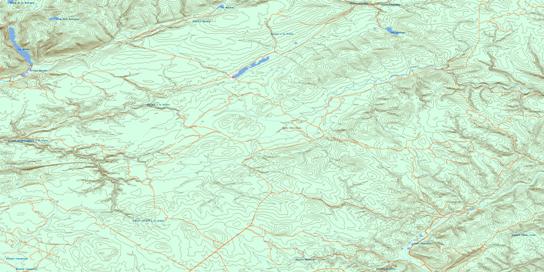 Riviere Bonjour Topo Map 022B10 at 1:50,000 scale - National Topographic System of Canada (NTS) - Toporama map