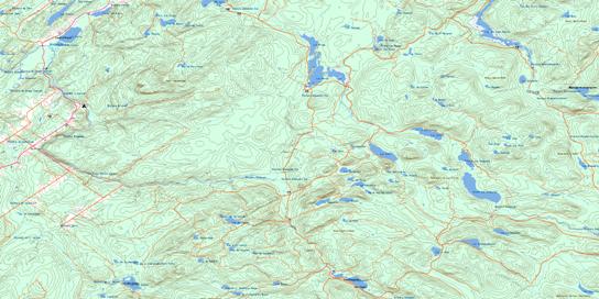Lac Prime Topo Map 022C01 at 1:50,000 scale - National Topographic System of Canada (NTS) - Toporama map