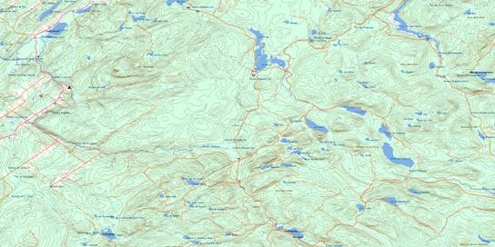 Lac Prime Topographic map 022C01 at 1:50,000 Scale